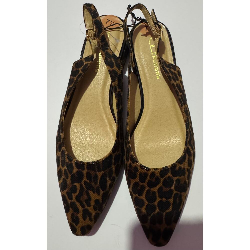 Size 7.5 Animal Print Slingback Sandals NWT